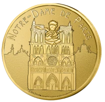 Frankreich Mini medal - Notre-Dame de Paris - The Little Prince 2026
