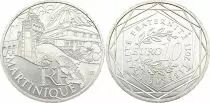 Frankreich Mint  10 Euros Silver - Euros from the Regions 2011 - Martinique - Monnaie de Paris 2011