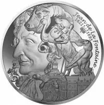 Frankreich Mint  10 Euros Silver BE 2021 - Jean de la Fontaine - L\'Art de la Plume 2021