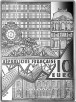 Frankreich Mint  10 Euros Silver BE France 2022 - Bassin aux Nymph&eacute;as - Harmonie verte by Monet - Masterpieces of the museums (M
