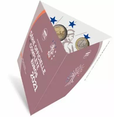 Frankreich Mint  BU Euro FRANCE 2021 set