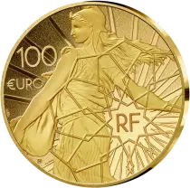 Frankreich Mint  Le Roi Midas - 100 Euros GOLD (1/2 Oz) Semeuse BE 2023 FRANCE (MDP)