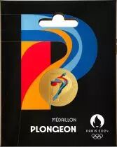 Frankreich Mint  Medallion P - Alphabet Sports - Paris 2024