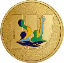 Frankreich Mint  Medallion W - Alphabet Sports - Paris 2024