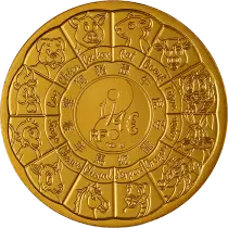 Frankreich Mint  Year of the Dragon - 1/4 Euros 2024