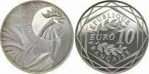 Frankreich Mint 10 Euros, Rooster - 2011 - Silver - Proof