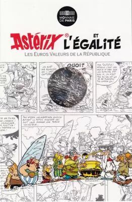 Frankreich Mint 10 Euros Silver - Asterix and Obelix - Equality - Asterix Gladiator - 2015
