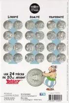 Frankreich Mint 10 Euros Silver - Asterix and Obelix - Equality - Asterix Gladiator - 2015