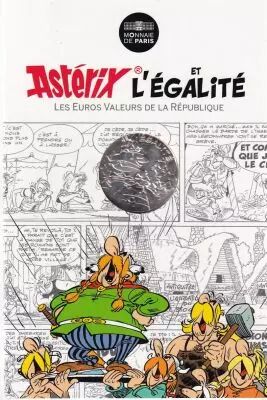 Frankreich Mint 10 Euros Silver - Asterix and Obelix - Equality - The Domain of the Gods - 2015