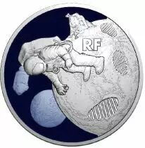Frankreich Mint 10 Euros Silver BE 2019 - 50 years of the first steps on the Moon (MDP)