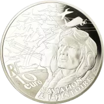 Frankreich Mint 10 Euros Silver Proof - Aviation & History - P-38 - 2019