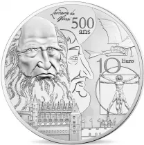 Frankreich Mint 10 Euros Silver Proof - Renaissance Period - 2019