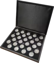 Frankreich Mint 2011 Regional Euro Set - 27 x 10 Euros - Silver