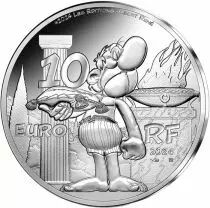 Frankreich Mint Boxing - Asterix at the Olympic Games - 10 Euros Silver Colour BE 2024
