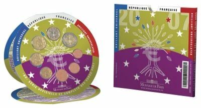 Frankreich Mint Coffret BU Euro 2007 - France
