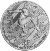 Frankreich Mint FIFA Women\'s World Cup - Asia - 10 Euros Silver Colour BE 2020 (MDP)