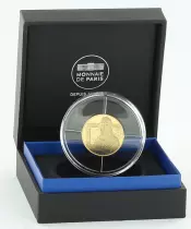 Frankreich Mint Leonardo da Vinci & the Mona Lisa - 50 Euros - 1/4 Oz Gold FRANCE 2019 (MDP)