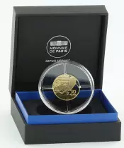 Frankreich Mint Leonardo da Vinci & the Mona Lisa - 50 Euros - 1/4 Oz Gold FRANCE 2019 (MDP)