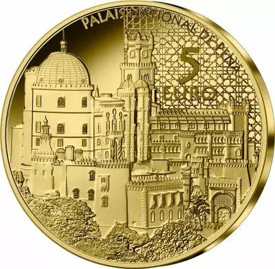Frankreich Mint PALACIO DA PENA - Unesco Series - 5 Euro Gold BE 2023