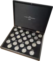 Frankreich Mint Regional Euro Set 2010 - 26 x 10 Euros - Silver