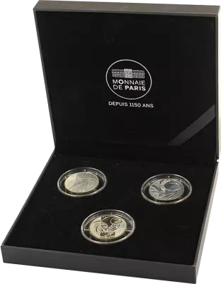 Frankreich Mint Rooster - 10 Euros Silver BE 2015