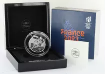 Frankreich Mint Rugby World Cup - Emblem - 50 Euros Silver (5 Oz) Proof 2023