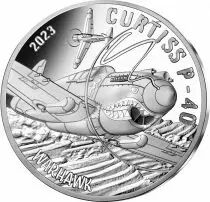 Frankreich Mint The Curtiss P-40 - 10 Euros Silver BE 2023 (MDP)