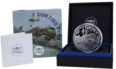 Frankreich Mint The Curtiss P-40 - 10 Euros Silver BE 2023 (MDP)