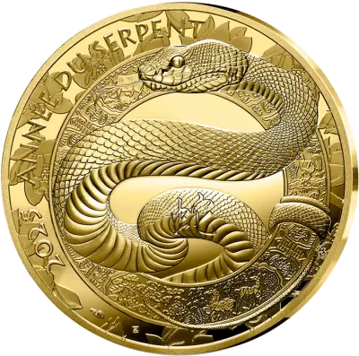 Frankreich Mint Year of the Dragon - 50 Euros 1/4 Oz Gold BE 2024