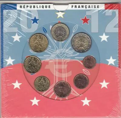 Frankreich Monnaie de Paris BU Set 2012 -  8 coins