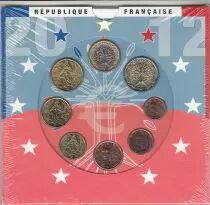 Frankreich Monnaie de Paris BU Set 2012 -  8 coins