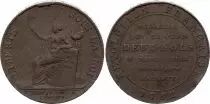 Frankreich Monneron 2 sols Liberty - 1792 A Paris - French Revolution