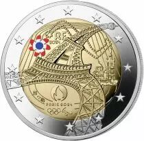 Frankreich Olympic Games Paris 2024 - 2 Euros Comm&eacute;mo. 2024 Proof colour
