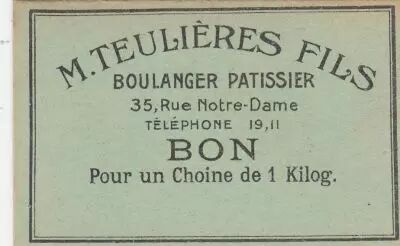 Frankreich Paris - Bon pour un Choine de 1 kilo. - XF