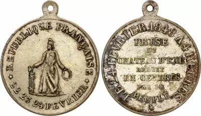Frankreich Prise du ch�teau d\'eau - 1848