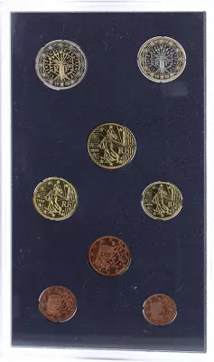 Frankreich Proof set 8 coins in euros - 1999 - proof