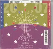 Frankreich Proof set BU 2007 - 8 coins in Euros