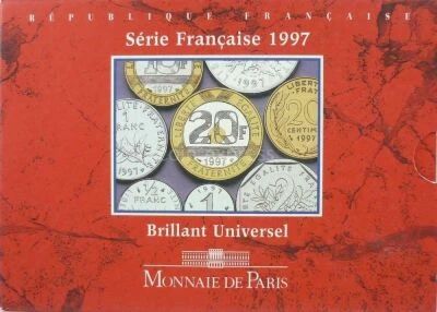 Frankreich Proof set Monnaie de Paris BU 1997