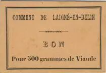 Frankreich Sans valeur Cornon Bon pour 500 Gr de viande