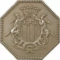 Frankreich Savings Bank of Rennes - Silver Token Horn Punchmark (After 1879)