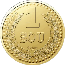 Frankreich Scrooge McDuck\'s Lucky Penny - Mini gold medal in a gift box