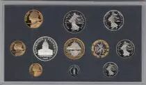 Frankreich Set in Proof condition 1999 - 11 coins - 1 centime to 100 francs
