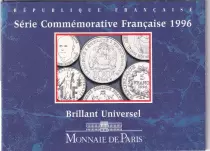 Frankreich Set of 3 coins 1996 in Francs BU