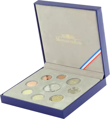 Frankreich Set of 9 Coins - 2010 - Proof