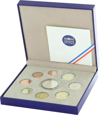 Frankreich Set of 9 Coins - 2014 - Proof