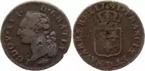 Frankreich Sol Louis XVI - 1791 D Lyon - second semester