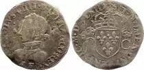Frankreich Teston Charles IX - 1562  E Tours - Silver  - 2 nd type