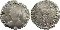Frankreich Teston Charles IX - 1563  L Bayonne  - Silver  - 4th type - Fine - 2nd ex