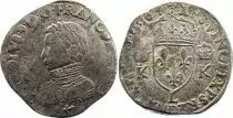 Frankreich Teston Charles IX - 1564  L Bayonne  - Silver  - 4th type - Fine+