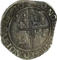 Frankreich Teston Fran&ccedil;ois I - Du Dauphin&eacute; - Cr&eacute;mieu - Argent